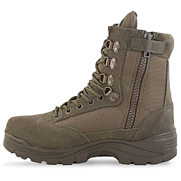 Тактические ботинки Mil-Tec Side zip boots 12822109 45 Коричневый (1826514874)