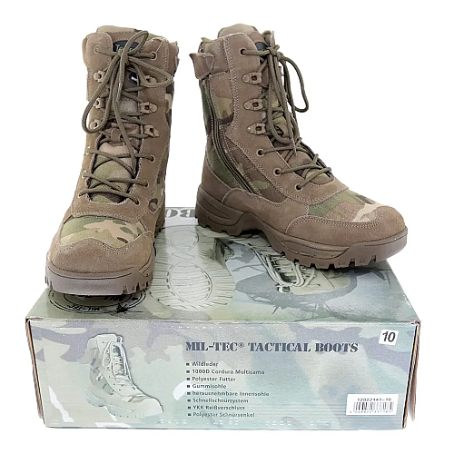 Тактические ботинки Mil-Tec Side zip boots 12822141 40 Мультикам (1826994609)