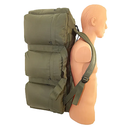 Рюкзак-сумка тактичний 2в1 Mil-Tec Combat Duffle Bag Tap 98 л 85х34х29 см Оливковий 13846001