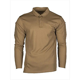 Тактическая рубашка-поло Mil-Tec Tactical Quickdry d/r 10962019 3XL Койот