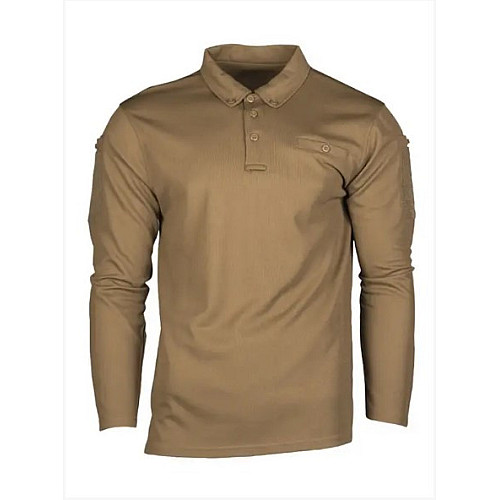 Тактическая рубашка-поло Mil-Tec Tactical Quickdry 10962019 S Койот