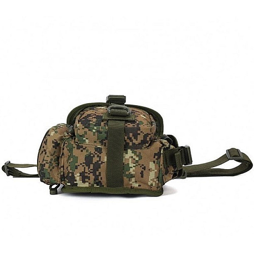 Сумка тактична на стегно чоловіча Solve 8 л Темний піксель D3-0005-B2
