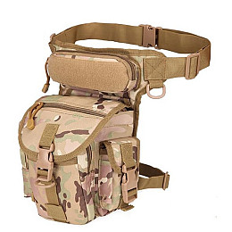 Сумка тактическая на бедро мужская Solve D3-0005-B7 8 л Мультикам