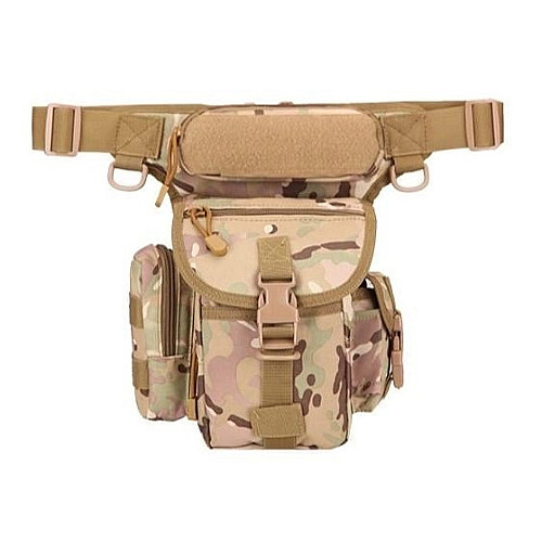 Сумка тактична на стегно чоловіча Solve D3-0005-B7 8 л Мультикам