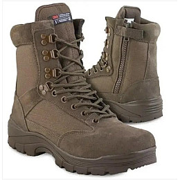 Тактические ботинки Mil-Tec Tactical side zip boot ykk 12822109 41 Коричневый (2062673633)