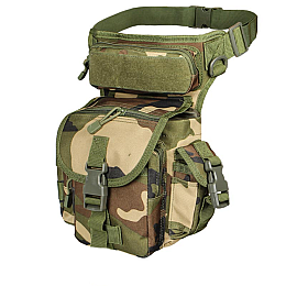 Сумка тактична на стегно чоловіча Solve Вудленд D3-0005-B8 8 л Камуфляж