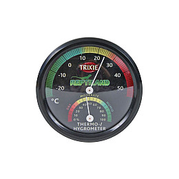 Термометр-гігрометр для терраріуму Trixie механічний з наклейкою 7,5 см Різнокольоровий (76113)