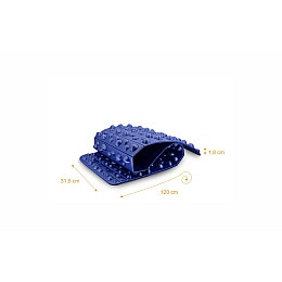 Массажный складной коврик для ног Qmed Bubble Mat 120 х 31,5 х 1,8 см