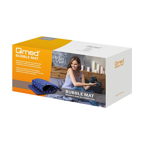 Массажный складной коврик для ног Qmed Bubble Mat 120 х 31,5 х 1,8 см