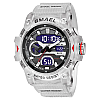 Тактические наручные часы Smael 8086 White (16680-hbr)