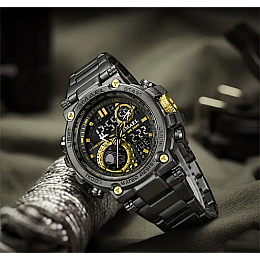 Тактические наручные часы Smael 8095 Black (16687-hbr)