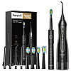 Набор электрическая зубная щетка Fairywill E11 + ирригатор Fairywill F5020E Black