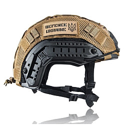 Тактична каска FAST NIJ IIIA та кавер L Мультикам