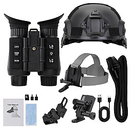 Бінокуляр нічного бачення FMA NV8300 HD 4K до 500м шолом ABS пластик кріплення L4G24 карта 64Гб (2368126223)