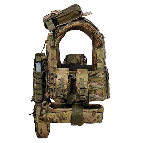 Плитоноска тактична з швидким скиданням з підсумками No Brand Warmor Gen.3 Pro Max One Size Мультикам (2396567744)