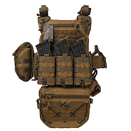 Плитоноска тактична з швидким скиданням з підсумками No Brand Warmor Gen.3 Pro Max One Size Койот (2396567748)