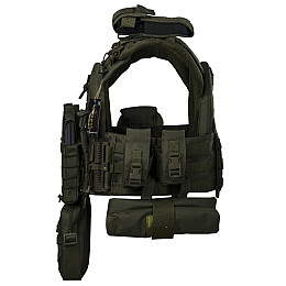 Плитоноска тактична з швидким скиданням з підсумками No Brand Warmor Gen.3 Pro Max One Size Оливковий (2396567750)