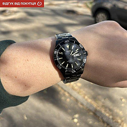 Чоловічі механічні наручні годинники Carnival Shark 10 Bar Чорний