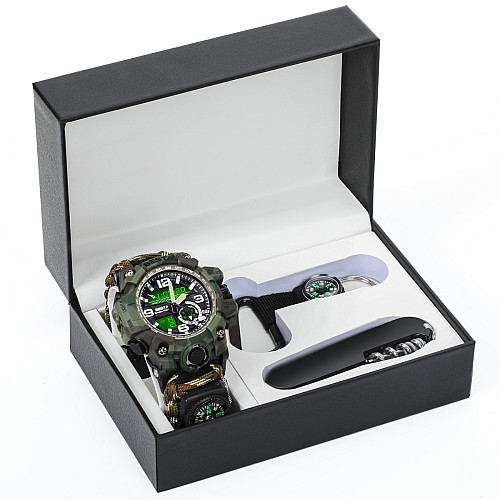 Подарковий набір BESTA Box Military Set з компасом Темно-зелений (3360)