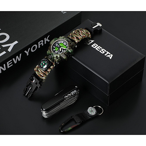 Подарковий набір BESTA Box Military Set з компасом Темно-зелений (3360)
