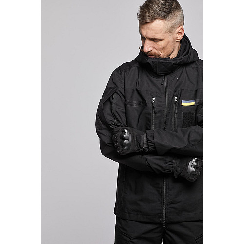 Куртка військова чоловіча Family Story Рип-Стоп 2XL Чорний (2385341s3)