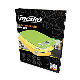 Веси кухонні Mesko MS 3159 24х15 см Зелений