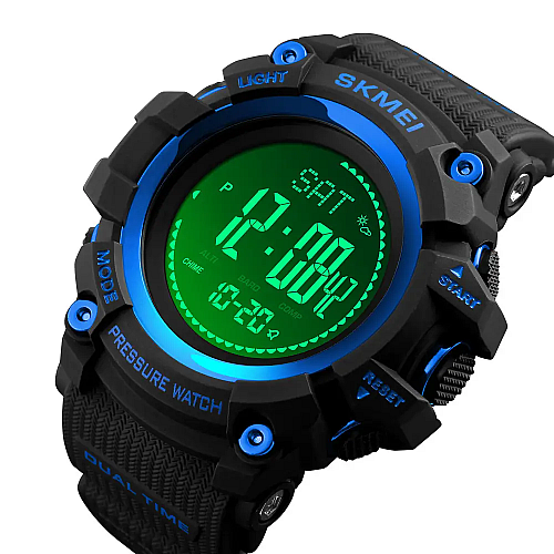 Часы мужские Skmei 1358 processor Черно-синий (2589053029)