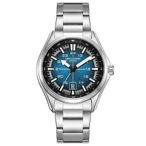 Часи чоловічі наручні Lee Cooper Flight Сріблястий (2598237201)
