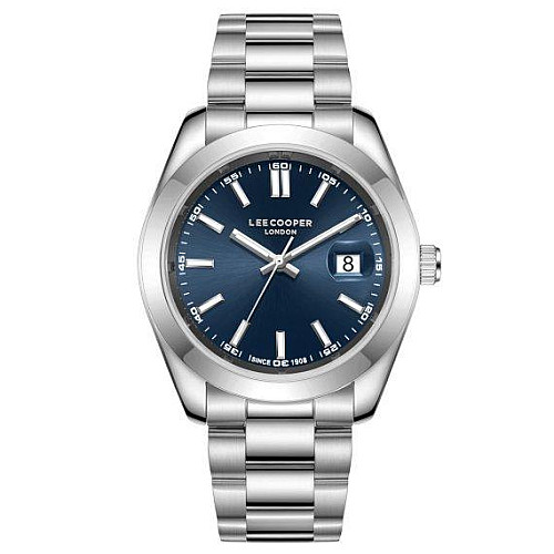 Часи чоловічі наручні Lee Cooper Speed Сріблястий (2600832680)