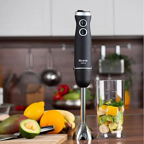Блендер погружной Magio МG-655 1200 Вт 500 мл Black
