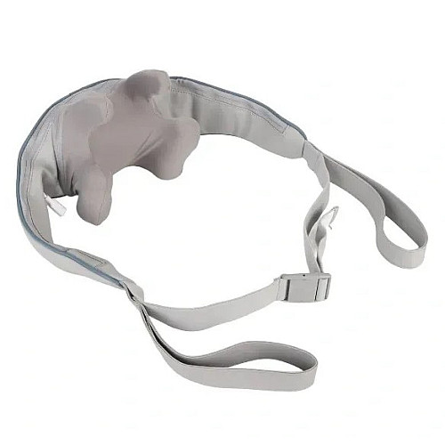 Массажер ударный для шеи и плеч No Brand Neck massager с ИК-подогревом электрический на аккумуляторе Серый (2104618544)