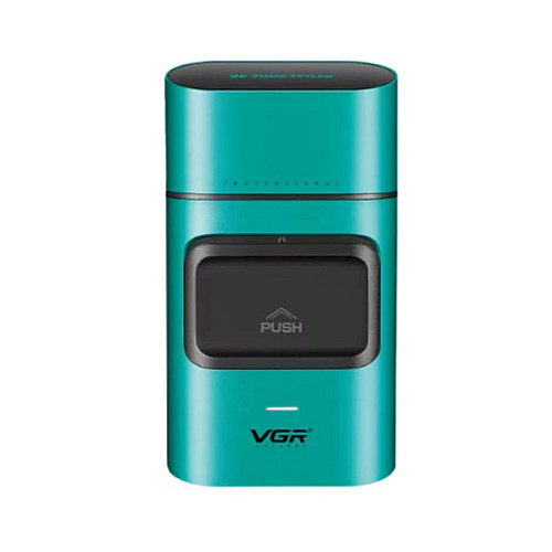 Електробритва-шейвер для бороди та обличчя VGR V-307 металевий корпус Зелений (2104618580)