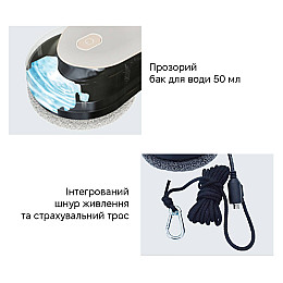 Робот для мойки окон с баком для воды Inspire IQ cleaner RN2-03 Black