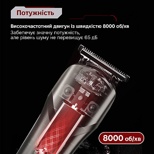 Тример Enchen Beardo 2 Серый (400575504)