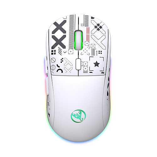 Мышь беспроводная Imice HYSJ Т90 2.4G + Bluetooth White