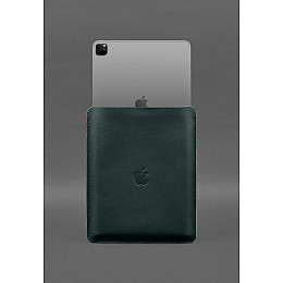 Кожаный чехол-футляр для iPad Pro 12,9 Зеленый BlankNote