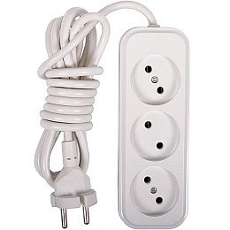 Удлинитель на 3 розетки 2 м A-Plus 2303
