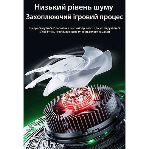 Магнитный полупроводниковый радиатор-вентилятор активное охлаждение Plextone EX1 PRO и напальчники MEMO pro