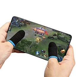 Сенсорні напальчники Boseck для ігор на смартфоні 12 штук Чорний