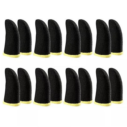 Напальчники для ігор на смартфоні No Brand Choice мобільні напальчники 16 штук Чорні