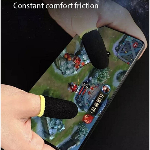 Напальчники для ігор на смартфоні No Brand Choice мобільні напальчники 16 штук Чорні