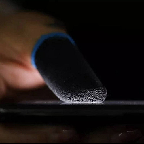 Сенсорні напальчники No Brand Choice для ігор на смартфоні 6 штук Чорний