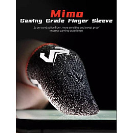 Напальчники ігрові сенсорні Mimo Pro для ігор на телефоні в Pubg mobile CoD free fire 2 шт Сірий