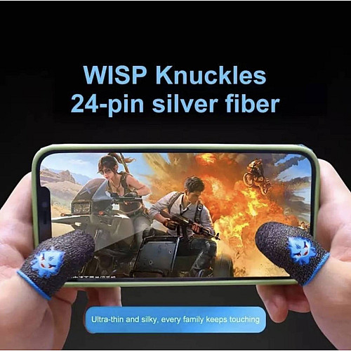 Напальчники для игр на телефоне Captain мобильные носки для пальцев Pubg mobile Cod Free Fire 2 штуки