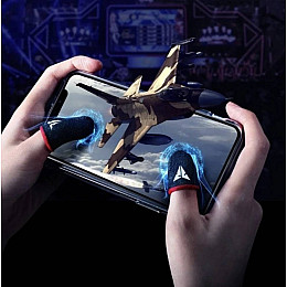 Киберспортивные сенсорные напальчники (носки) No Brand CoD 2 шт Серебристый