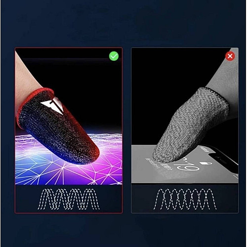 Киберспортивные сенсорные напальчники (носки) No Brand CoD 2 шт Серебристый