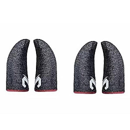 Напальчники ігрові сенсорні Mimo Pro для ігор на телефоні Pubg mobile CoD free fire 4 шт Сірий