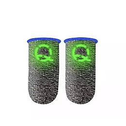 Напальчники для ігор на телефоні мобільні носки для пальців Pubg mobile No Brand CoD Free Fire 2 шт Сірі