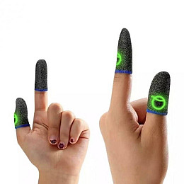 Напальчники для ігор на телефоні мобільні носки для пальців No Brand CoD Pubg mobile Cod Free Fire 4 шт Сірі