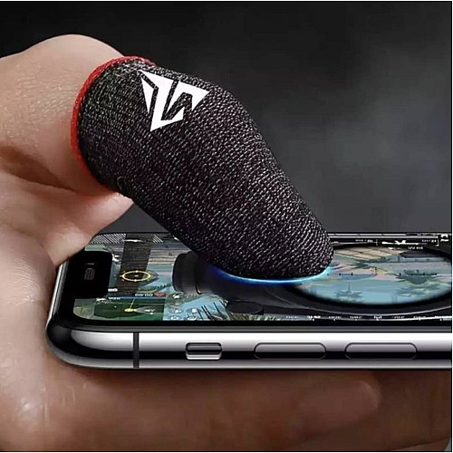 Киберспортивные сенсорные напальчники (носки) No Brand Choice для игр на телефоне CoD 2 шт Красный